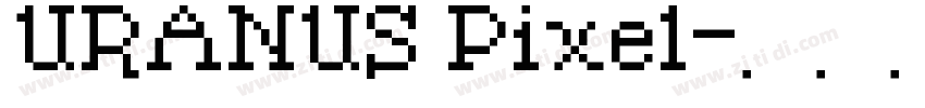 URANUS Pixel字体转换